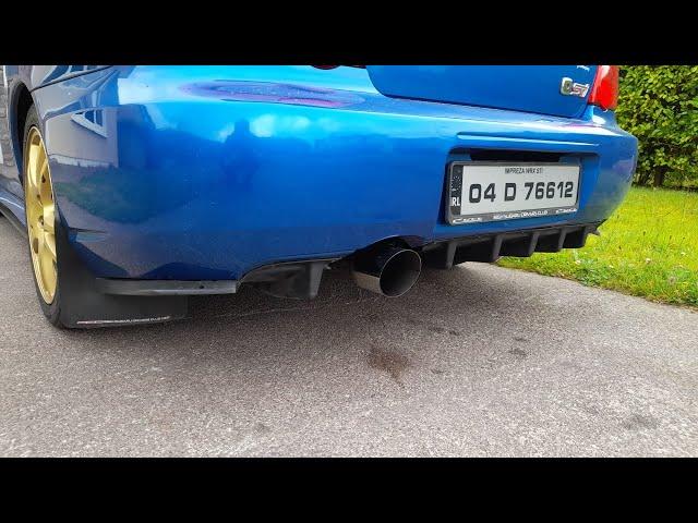 Impreza Wrx Sti Blobeye 3 inch Straight pipe from Sports Cat.