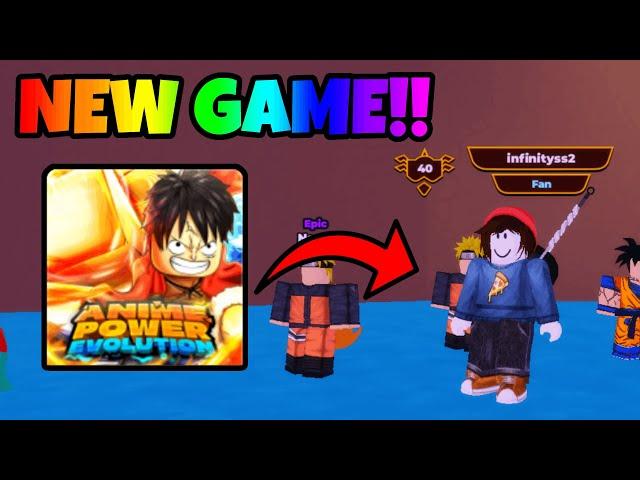 I Went Noob To Pro *F2P* In This NEW Anime Game!! Anime Power Evolution Simulator