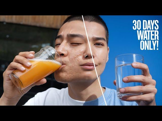 What Happens If You Only Drink Water for a Month?