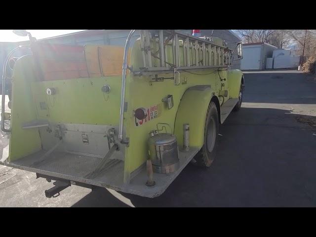 1958 Mack Fire Truck and Cummins Powered!!