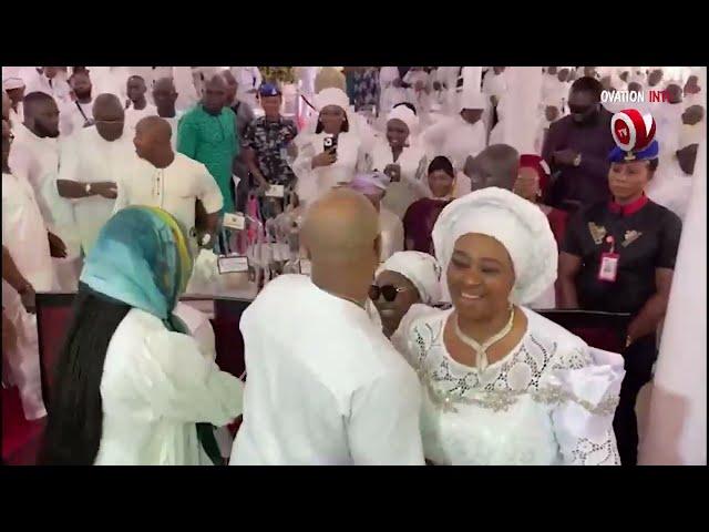 Gov Adeleke Attends Thanksgiving Service @ C & S Headquarters.