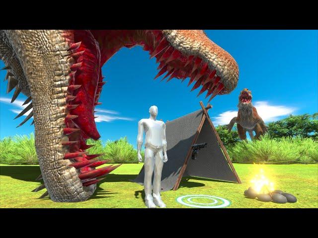 Camping Among Giant Spinosaurus - Animal Revolt Battle Simulator