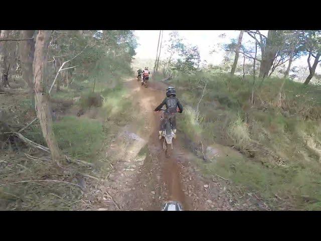 Chasing an 85cc around enduro loop