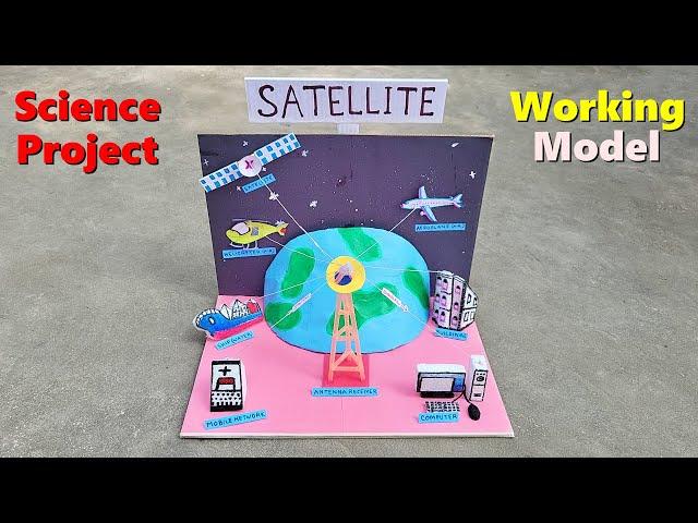 Science Exhibition Project - Satellite Working Model | Genius Theory | 2024