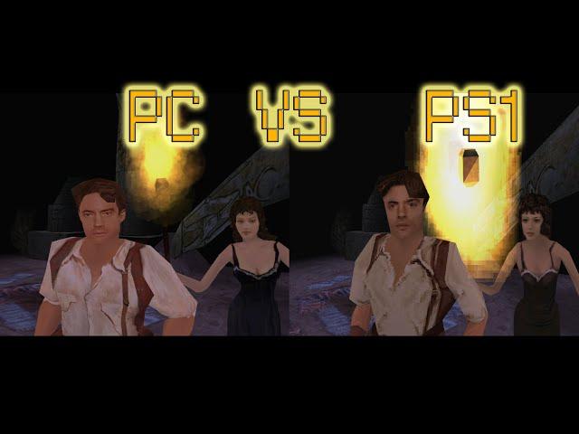 THE MUMMY  PC Version VS PS1 Version