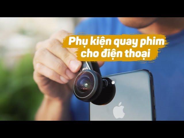 Phụ kiện quay phim cho điện thoại nên có // Gimbal - Lens - Tripod...