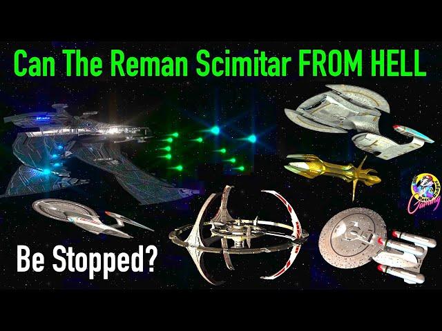 Can We Stop The Reman Scimitar FROM HELL? - Star Trek Starship Battles