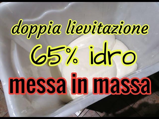 Impasto con doppia LIEVITAZIONE (come da Michele) e farina MEDIA FORZA