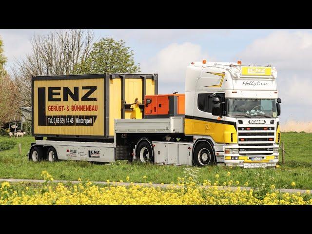 LENZ SCANIA 164 480 V8 VERY LOUD OPEN PIPE SOUNDS [ONBOARD]