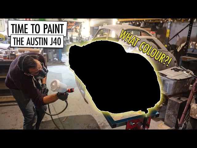 It's Time To Paint The Austin J40! But What Colour?!