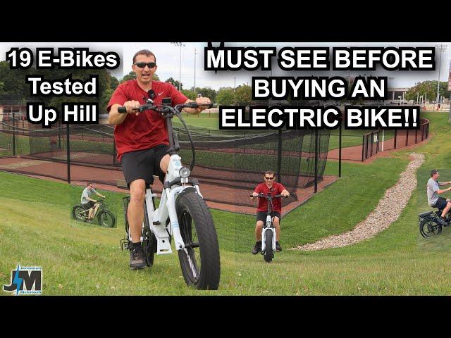 19 Different Ebikes Tested Uphill ~ See Which Ebike Has the most power!