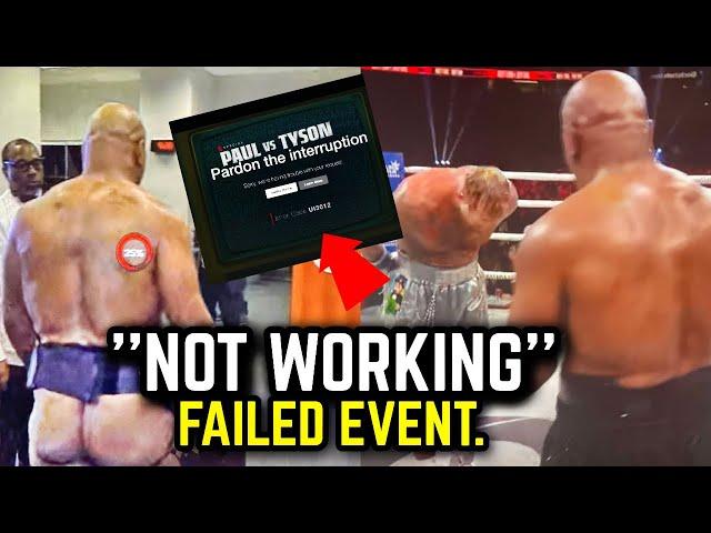 “THE FAILED EVENT” Mike Tyson Vs Jake Paul