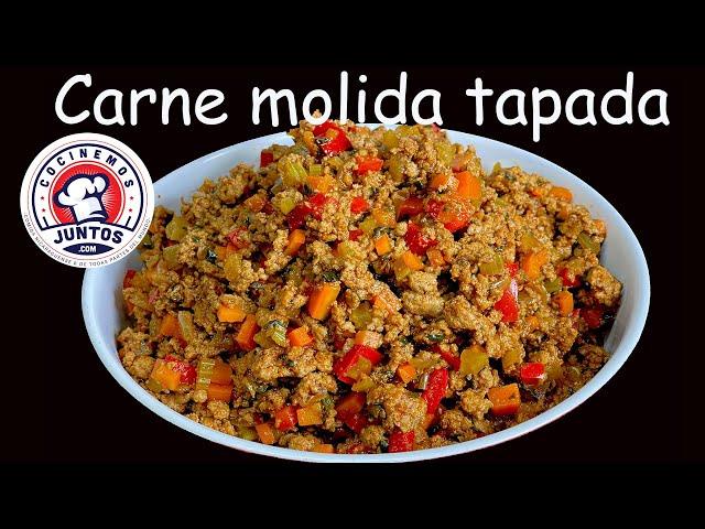 Carne molida con vegetales / Delicioso almuerzo