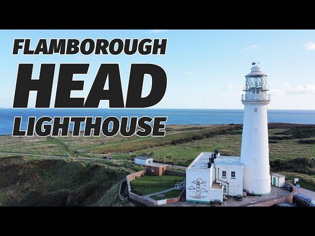 Flamborough Head Lighthouse. Filmed in 4K!!!! - [Drone Video]