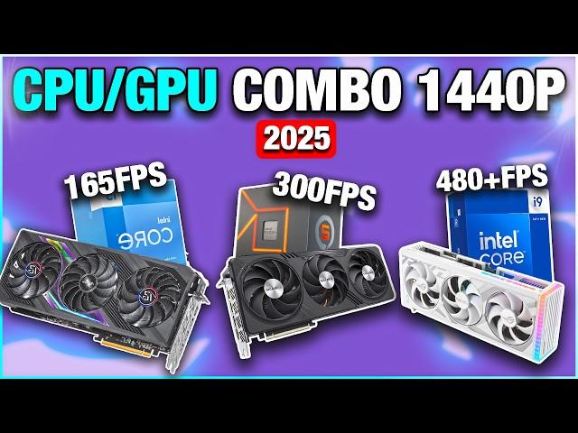 Best CPU & GPU Combos for 1440p Gaming PC Builds in 2025!