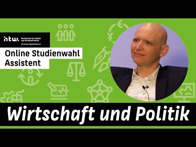 WIRTSCHAFT UND POLITIK AN DER HTW BERLIN STUDIEREN | Prof. Dr. Ferdinand Fichtner