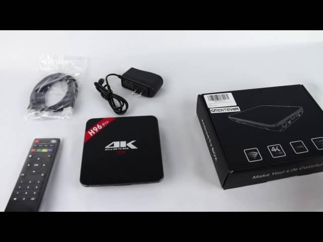 Review and How to of Greatever H96 PRO TV BOX Amlogic S912 Octa Core 4K