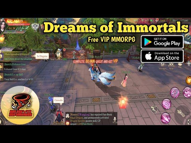 Dreams of Immortals Gameplay