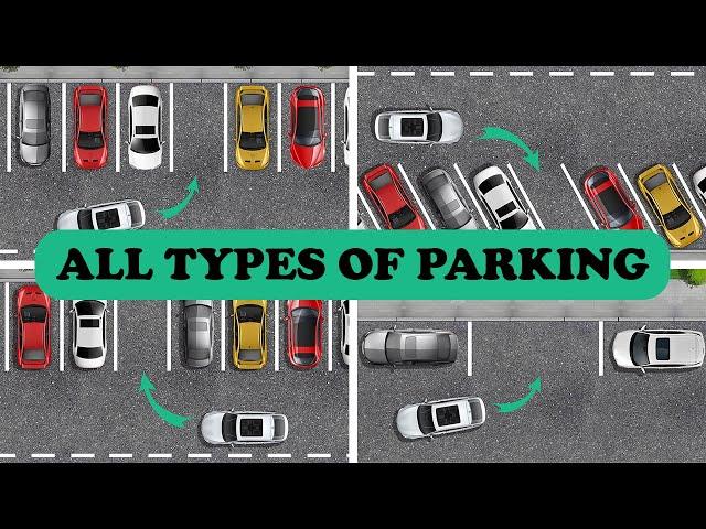 ALL TYPES of Parking in ONE Video! Parallel/Straight/Angle Parking