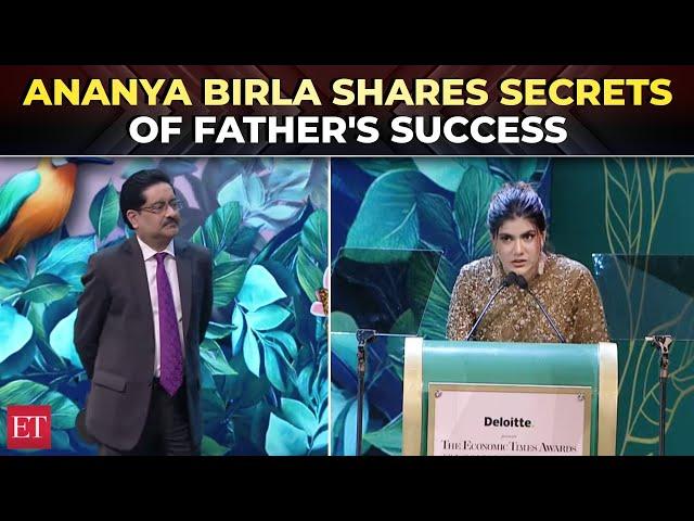 Ananya Birla gives passionate speech, shares heartfelt secrets of her father, Kumar Mangalam Birla