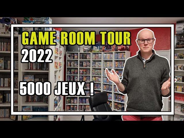 TOUTE MA COLLECTION DE JEUX VIDEO 2022 - GAME ROOM TOUR