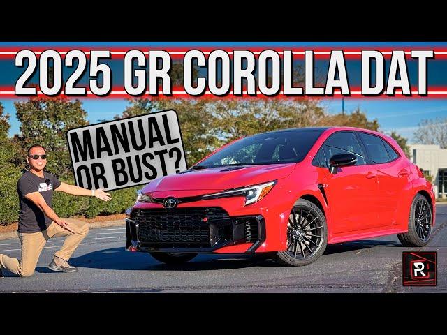 The 2025 Toyota GR Corolla DAT Is A Hotter Hatch For A More Slothful Enthusiast