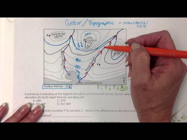 Contour Map / Topographic Map Reading