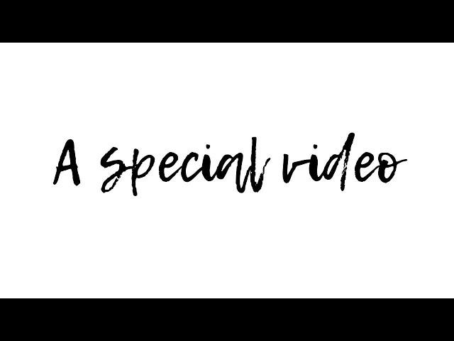 A very special video on this day | Un vídeo muy especial en este día