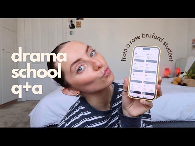 drama school q+a from a rose bruford student | audition tips ⭐️