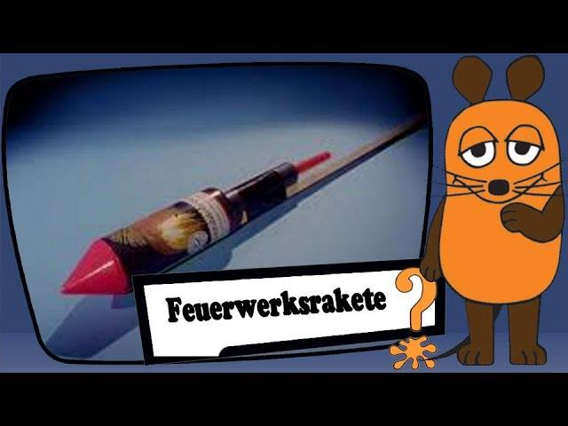 Wie steigt eine Feuerwerksrakete in die Höhe?