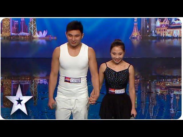 Gao and Liu’s Golden Buzzer Acrobatic Ballet | Asia’s Got Talent 2015 Ep 2