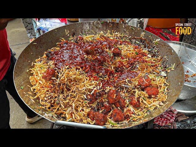 Mumbai's Best-Selling Fried Noodles Manchurian Bhel | Only Rs. 40/- and Loved by 1000 People Daily