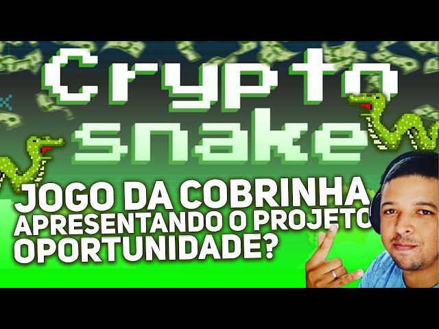 CRYPTOSNAKE - JOGO DA COBRINHA ? OPORTUNIDADE DE LUCRO DIARIO ? CUIDADO CARTEIRA DELES ESTA ABERTA.