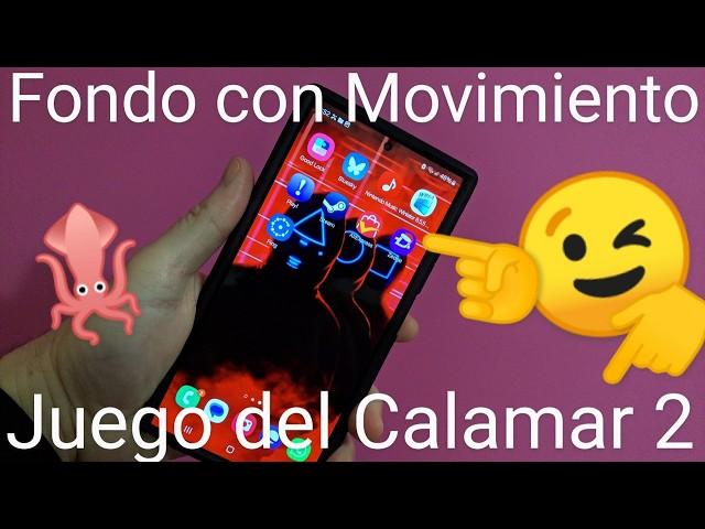  Como PONER FONDO ANIMADO del JUEGO del CALAMAR (Temporada 2) en CELULAR FÁCIL y RÁPIDO