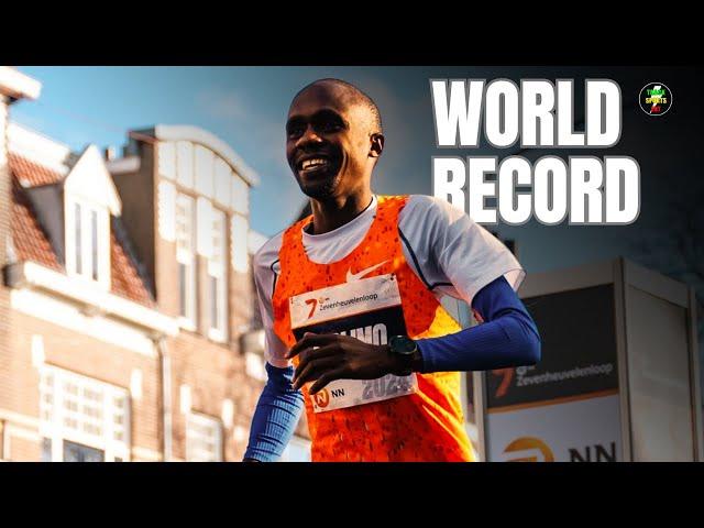 40.42s World Record Smashed by Jacob Kiplimo | NN Zevenheuvelenloop 2024