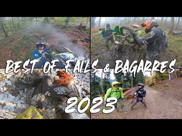 GIGA BEST OF FAILS & BAGARRES en ENDURO ! 