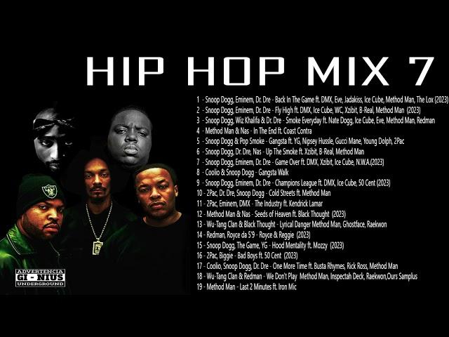 HIP HOP MIX 2023 - Snoop Dogg, Dr. Dre, Nas, 2Pac, Eminem, DMX , 50 Cent,  Ice Cube, WC, Xzibit