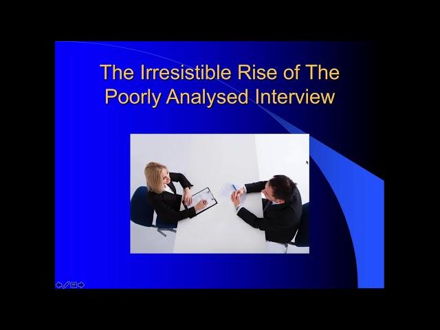 IIQM ATLAS ti Webinar Series  David Silverman, The Quality of Interview Research