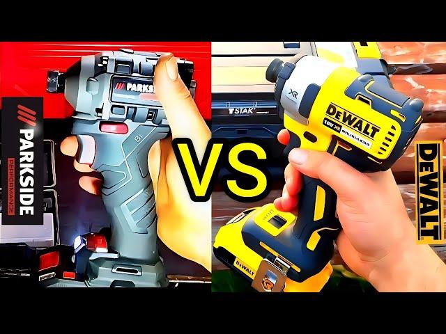 PARKSIDE PERFORMANCE PDSSAP 20 Li B3 VS DeWALT DCF 887#parksideperformance #dewalt #impactdriver#diy