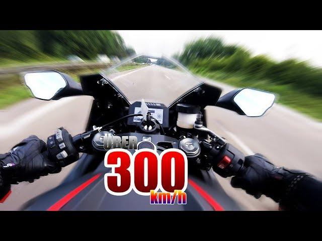 MEIN ERSTES MAL ÜBER 300km/h SCHALTHEBEL WEGGEFLOGEN BEINAHE UNFALL | Honda CBR 1000 RR Fireblade