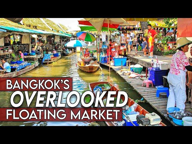 BANGKOK's Overlooked Floating Market | Taling Chan, Thailand