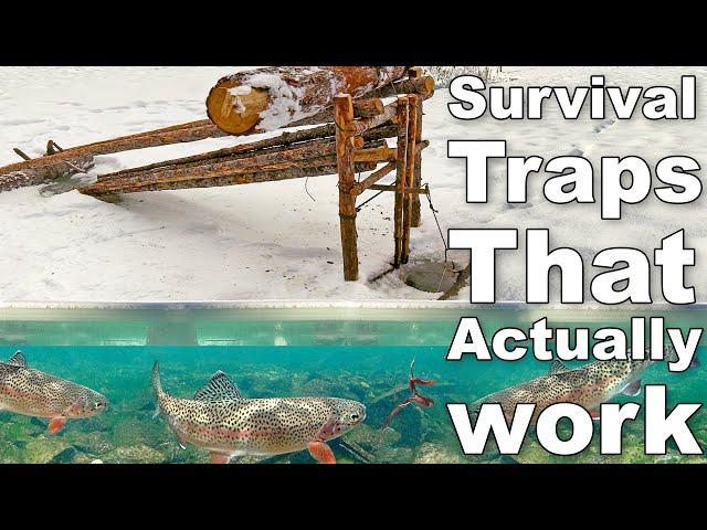 Bushcraft Survival Traps For Catching Fish and Small Game - TOP 5  Survival Traps with Greg Ovens