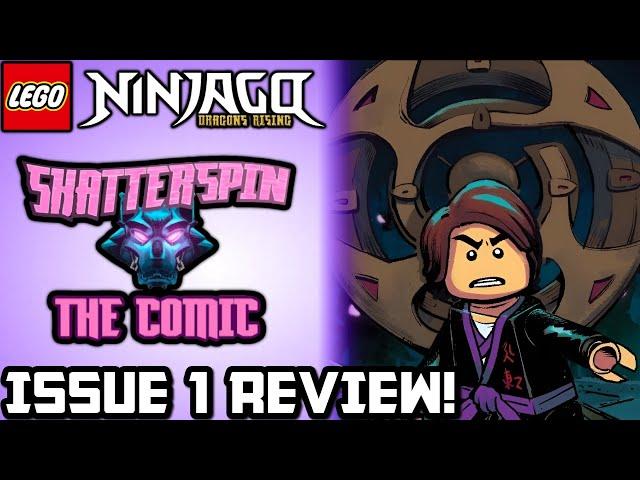 SHATTERSPIN - Issue 1 Review!  Canon Ninjago Dragons Rising Comic!