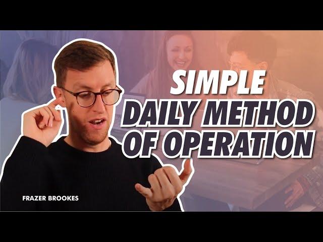 BEST Network Marketing Daily Method of Operation - Simple DMO for Network Marketing Success