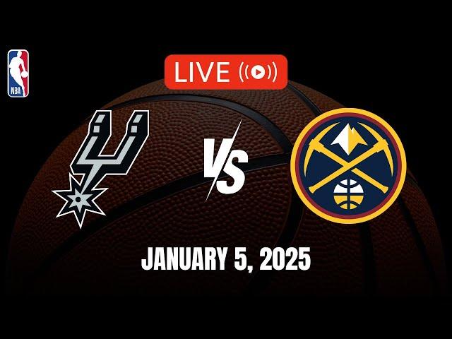 NBA LIVE! SPURS vs NUGGETS | 2024-25 NBA SEASON | January 5, 2025 | NBA 2K25