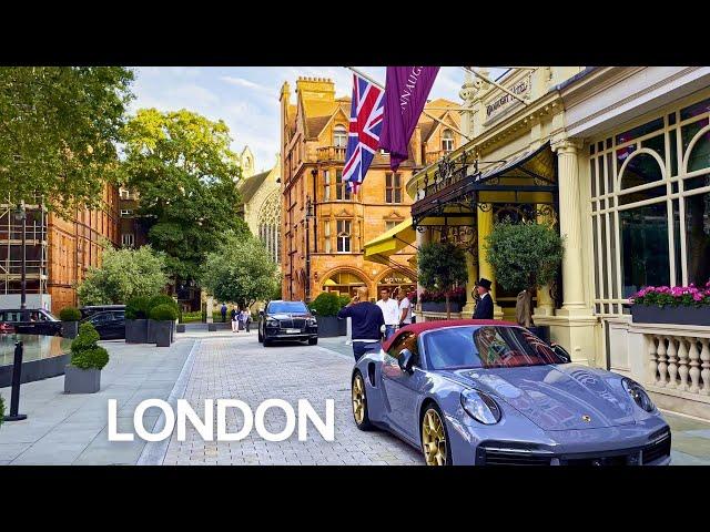 Walking THE Most Expensive Streets of London | Mayfair | London Walking Tour 4K