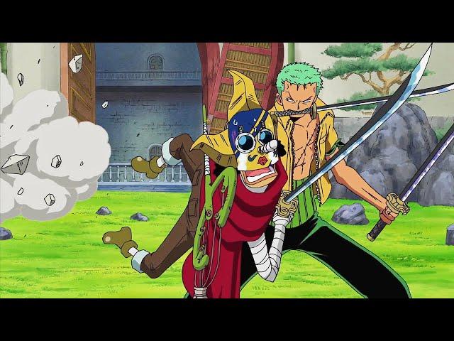 Zoro uses Sogeking as a sword (English Sub)