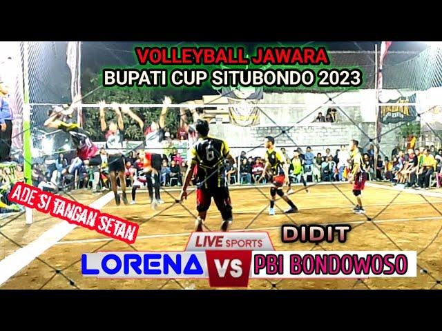 Pertandingan sangat mencekam | ADE Si tangan setan | LORENA vs PBI BONDOWOSO | Bupati cup 2023