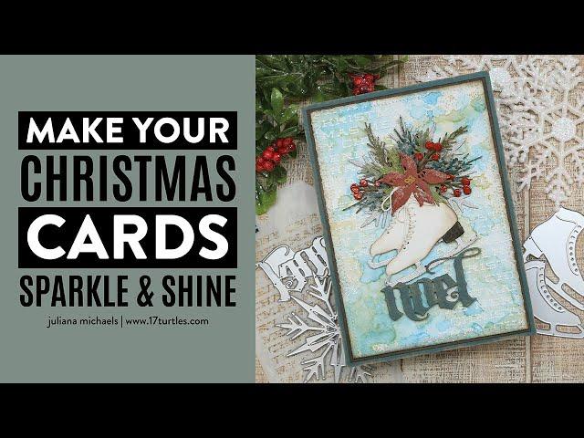 MAKE YOUR CHRISTMAS CARDS SPARKLE & SHINE | TIM HOLTZ SIZZIX 2024 CHRISTMAS