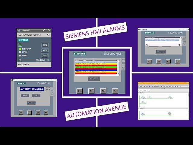 How to Create and Configure HMI Alarms in Siemens TIA Portal | Step-by-Step Tutorial | S7-1200 PLC |